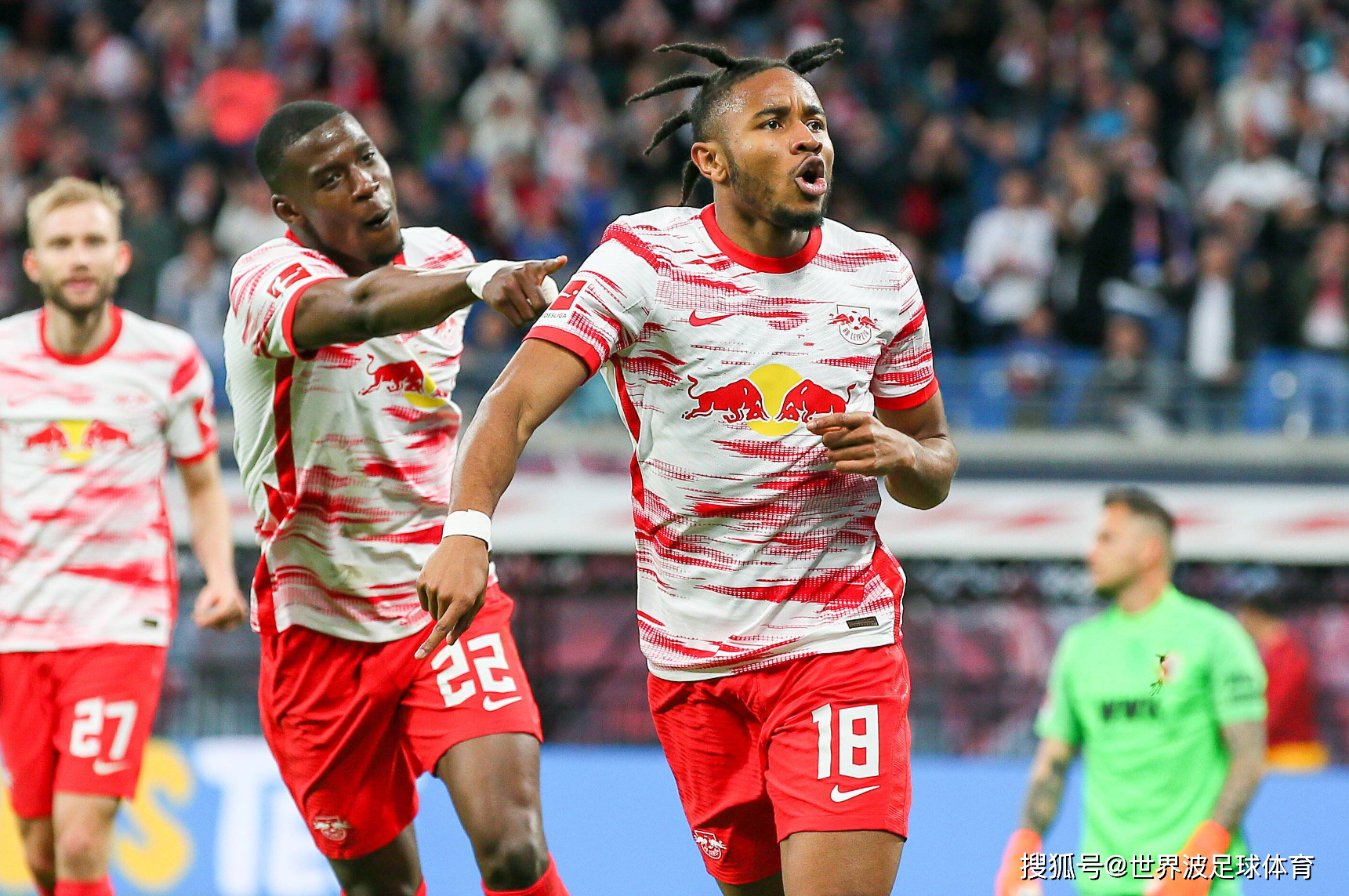 莱比锡队球员展现出对抗精神